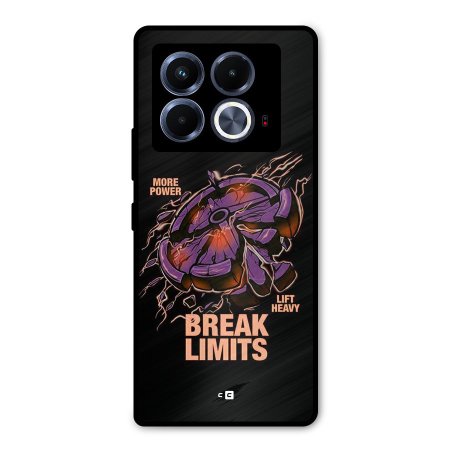 Break Limits Metal Back Case for Infinix Note 40 5G