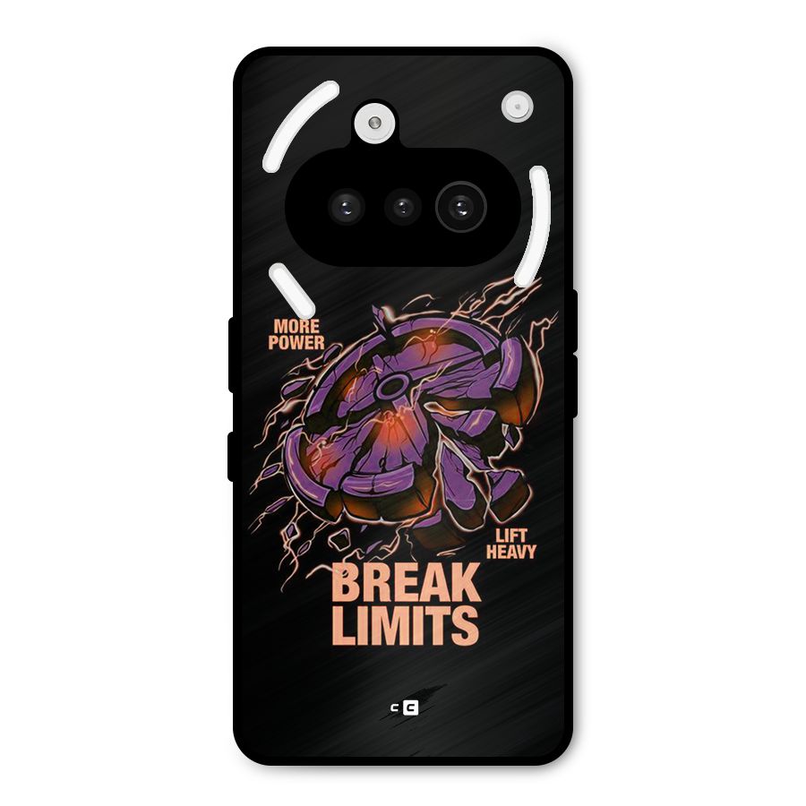 Break Limits Metal Back Case for Nothing Phone 3a