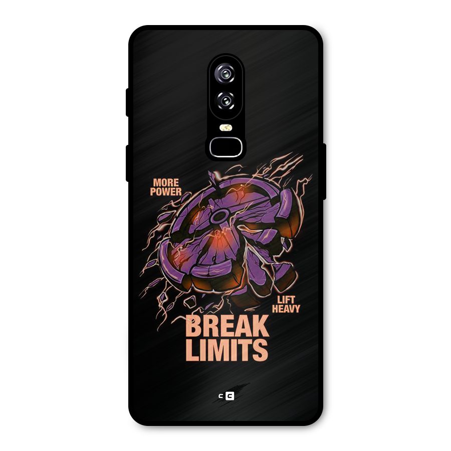 Break Limits Metal Back Case for OnePlus 6