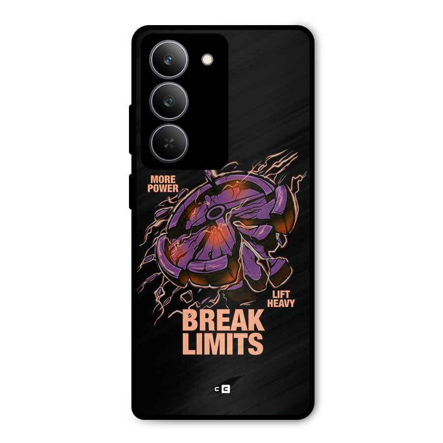 Break Limits Metal Back Case for Realme 14x