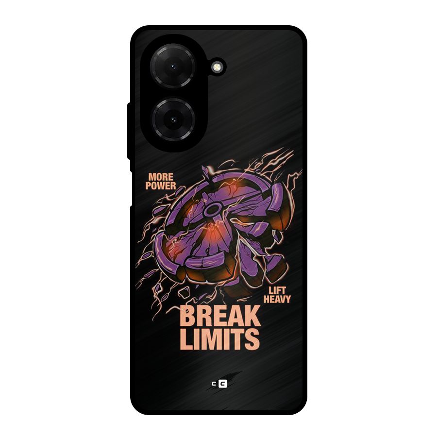 Break Limits Metal Back Case for Redmi A5 4G