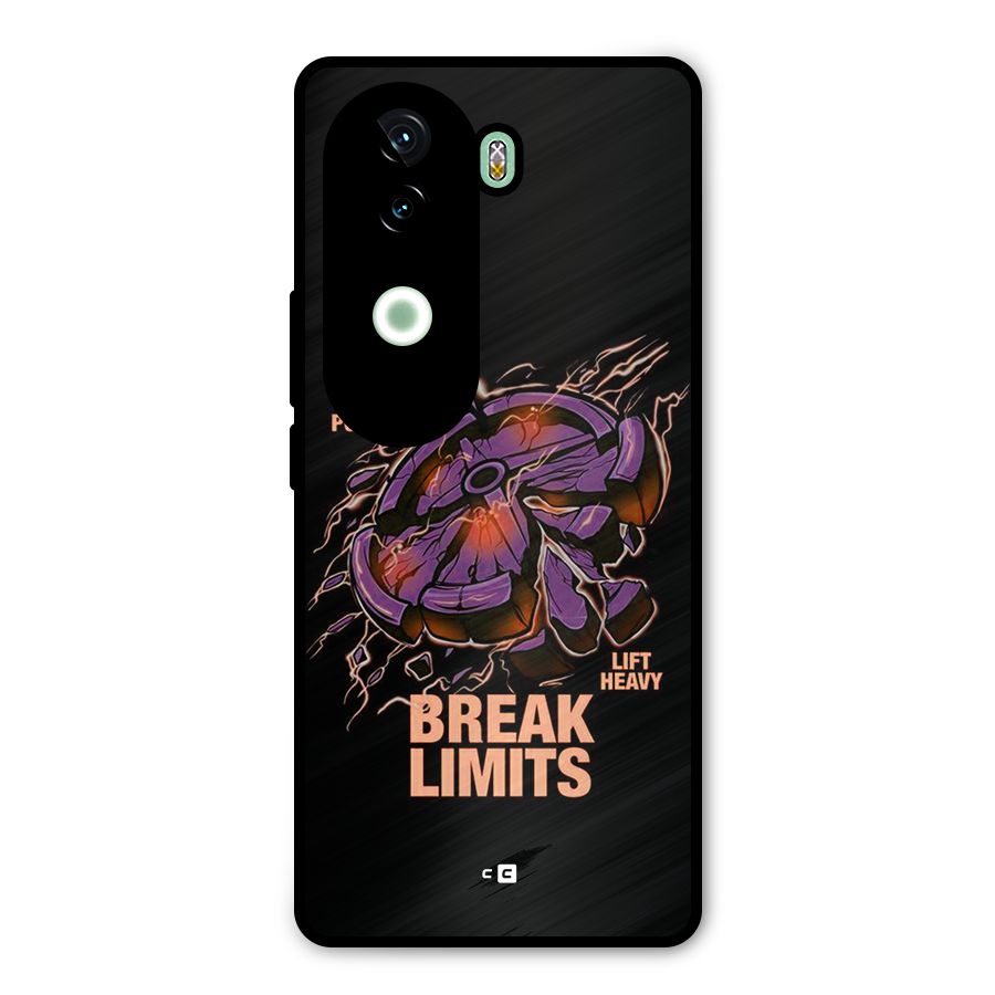 Break Limits Metal Back Case for iQOO Z9s