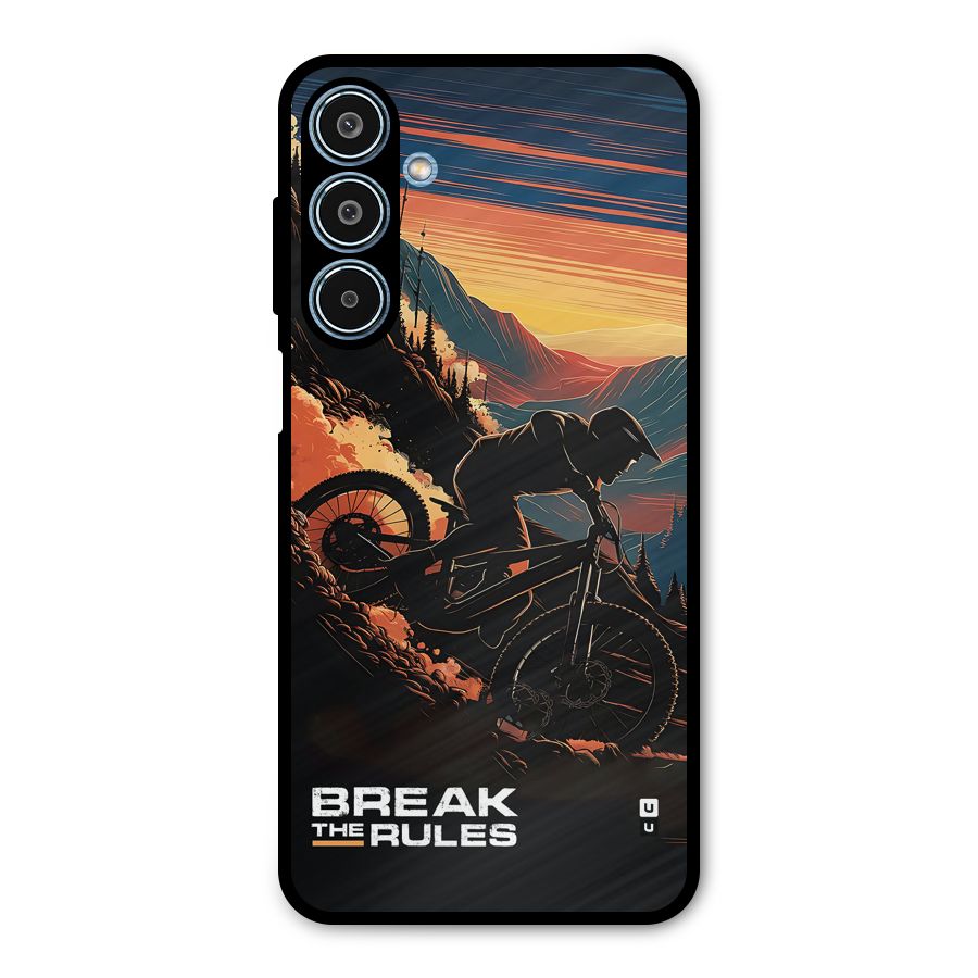 Break The Rules Metal Back Case for Galaxy M35