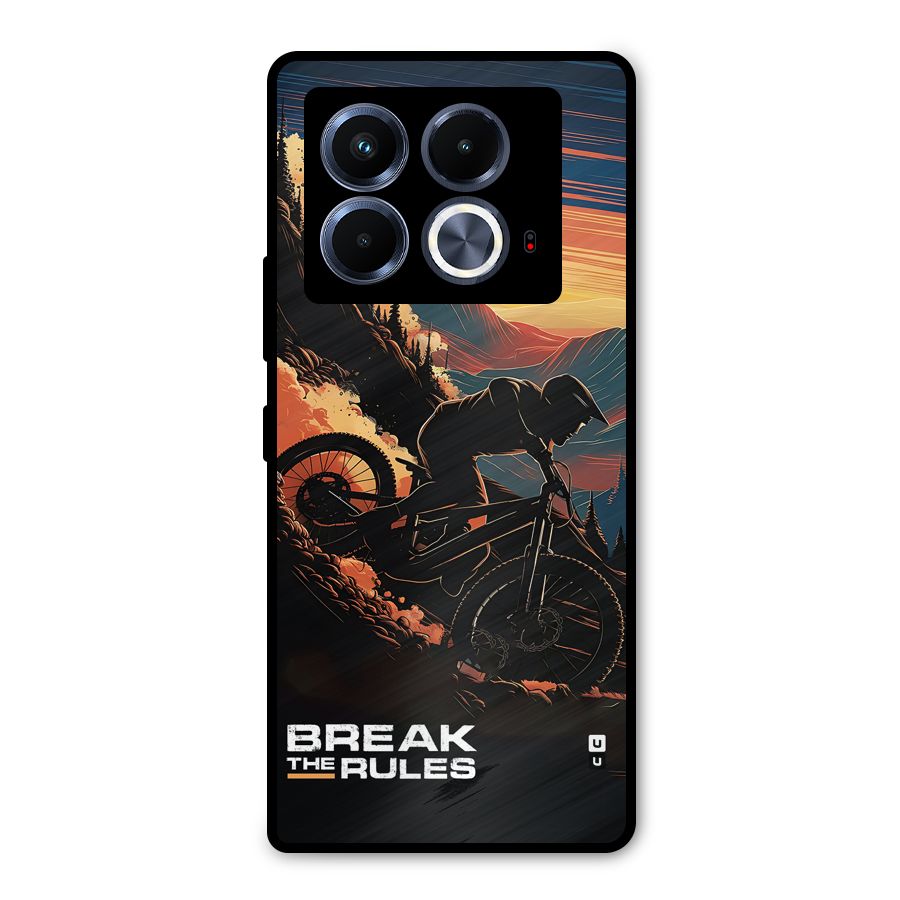 Break The Rules Metal Back Case for Infinix Note 40 5G