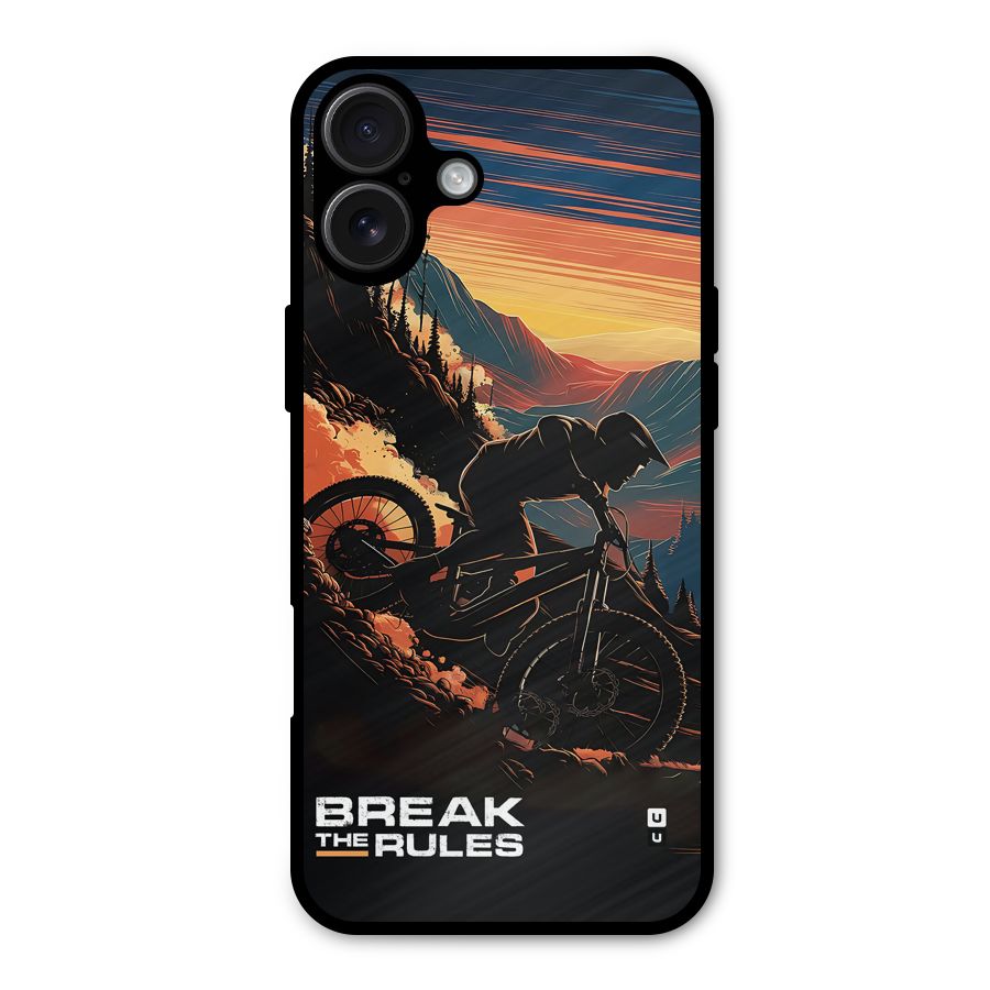 Break The Rules Metal Back Case for iPhone 16 Plus