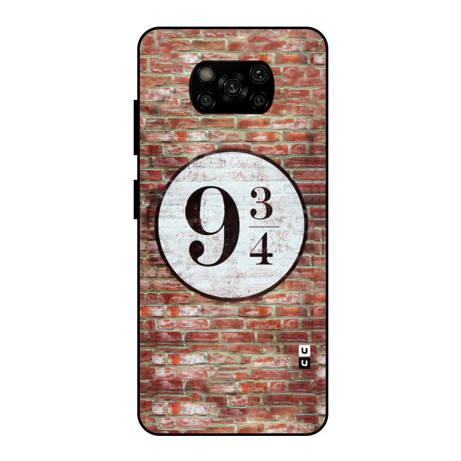 Brick Bang Metal Back Case for Poco X3