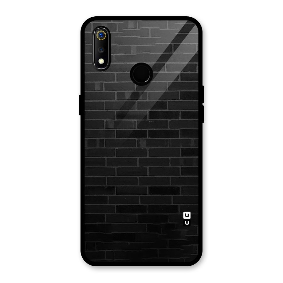 Brick Wall Glass Back Case for Realme 3i