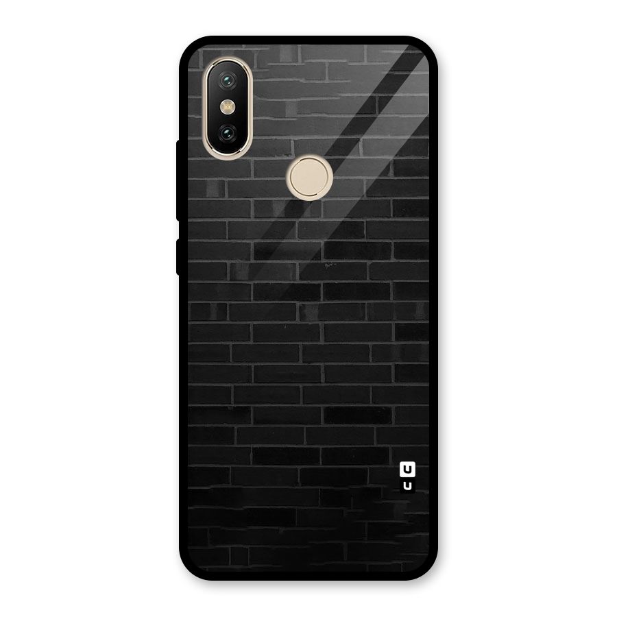 Brick Wall Glass Back Case for Redmi A2