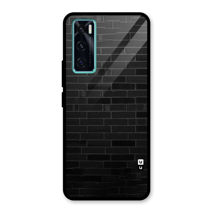 Brick Wall Glass Back Case for Vivo V20 SE