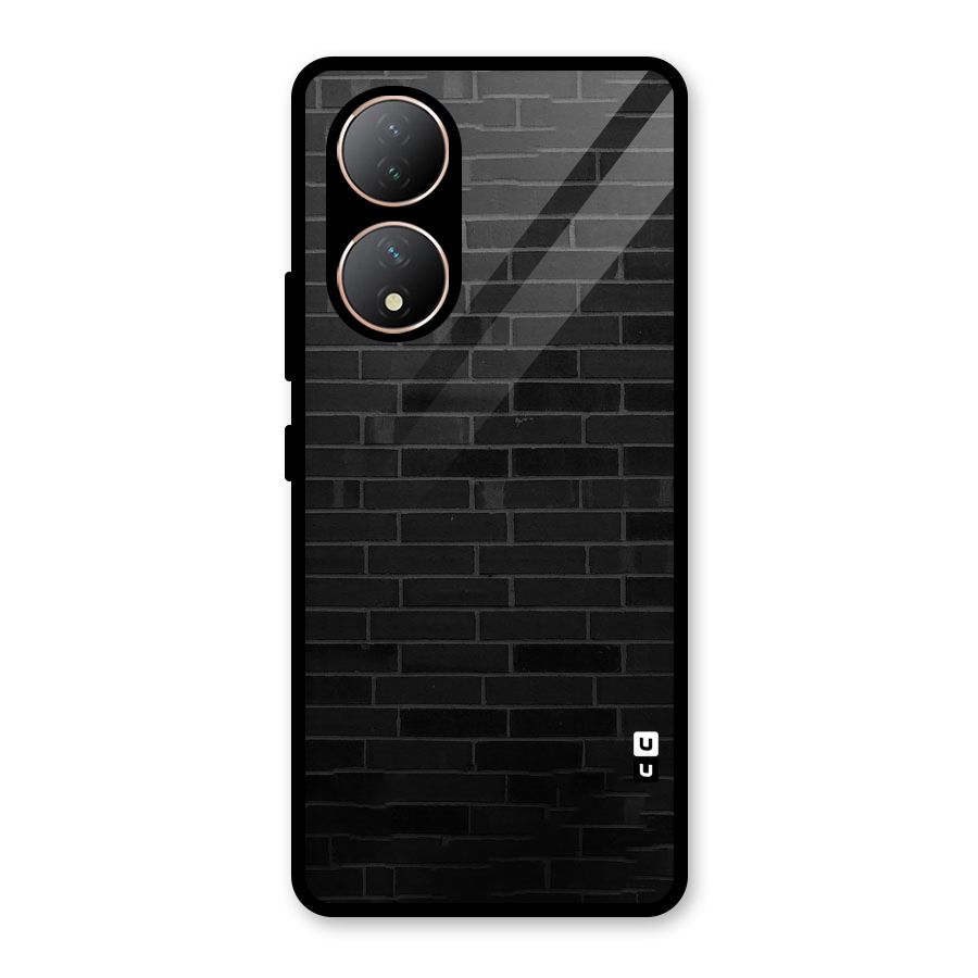 Brick Wall Glass Back Case for Vivo Y100A