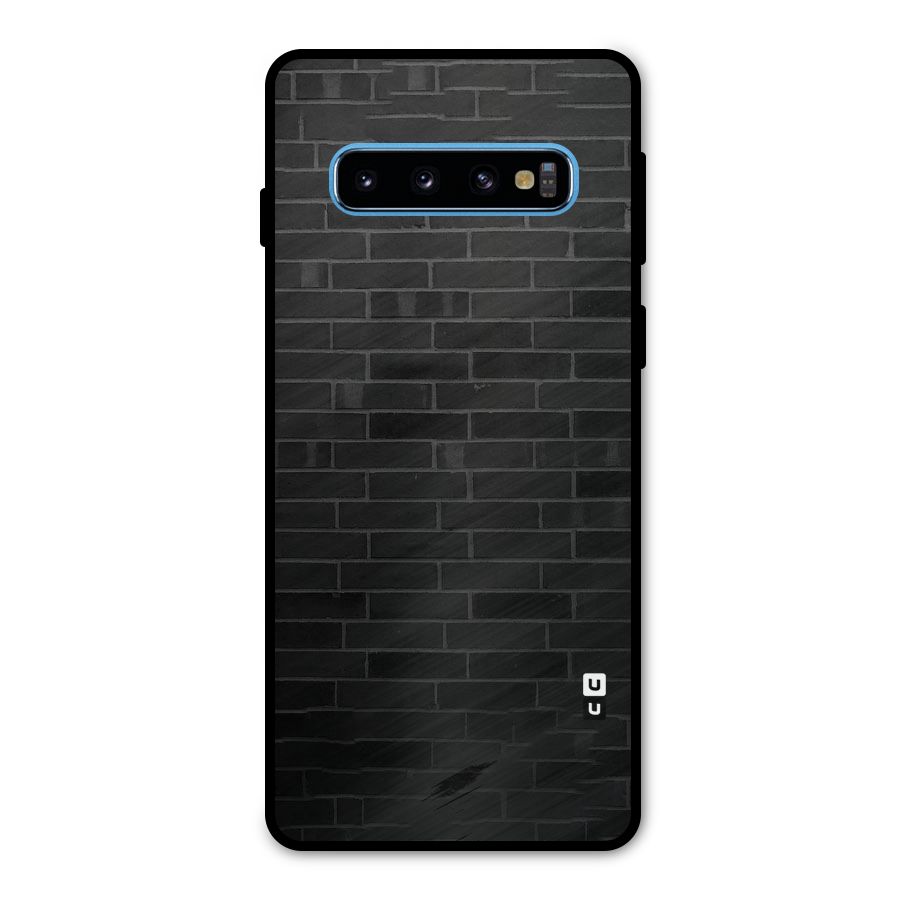 Brick Wall Metal Back Case for Galaxy S10