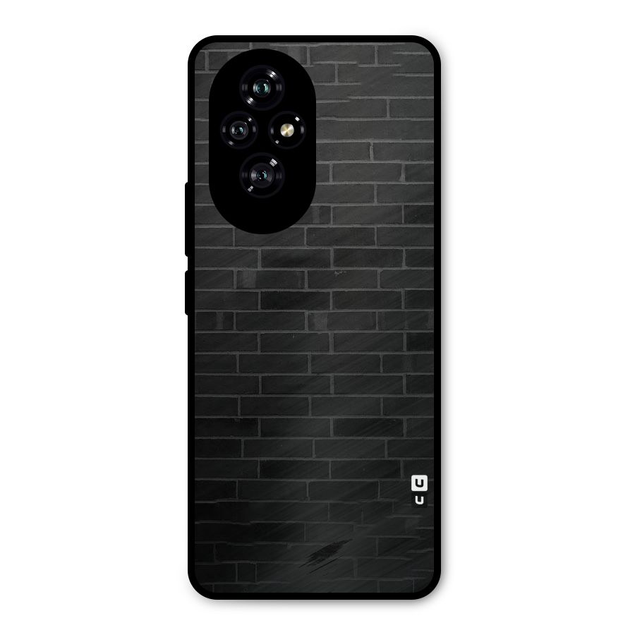 Brick Wall Metal Back Case for Honor 200
