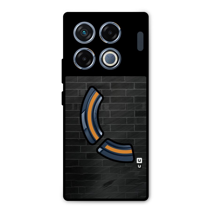 Brick Wall Metal Back Case for Infinix GT 20 Pro