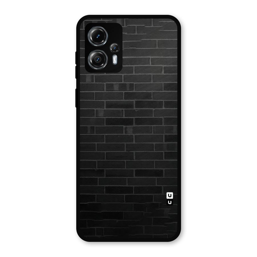 Brick Wall Metal Back Case for Moto G13
