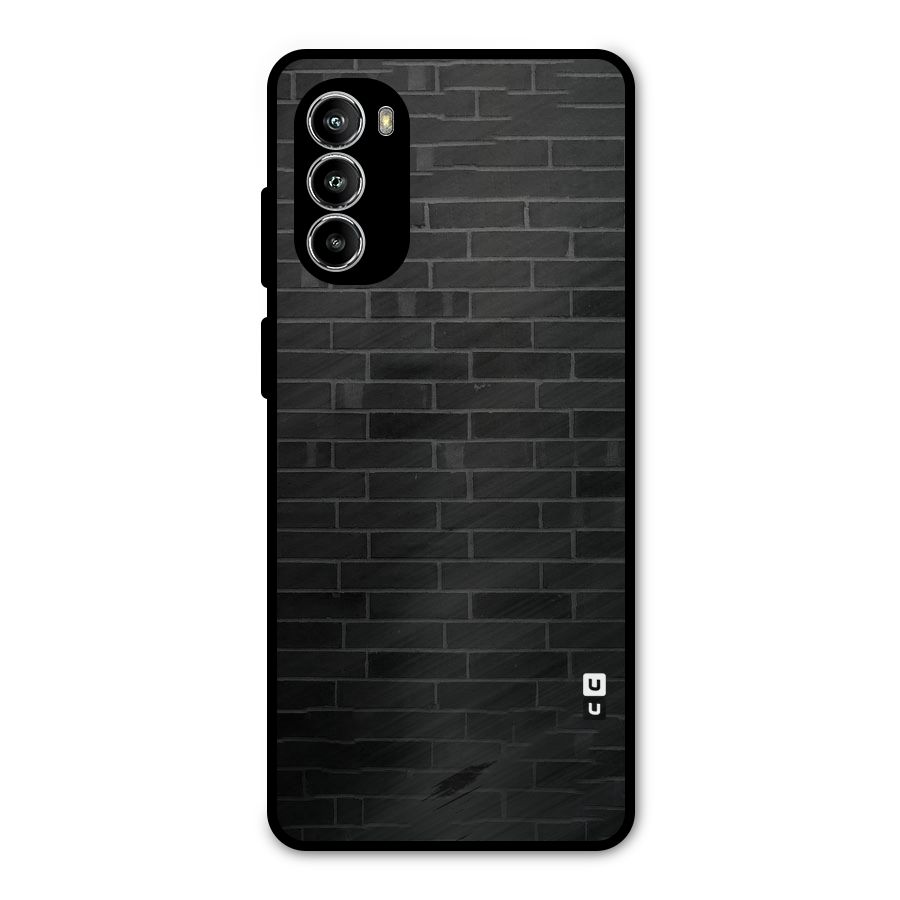 Brick Wall Metal Back Case for Moto G52