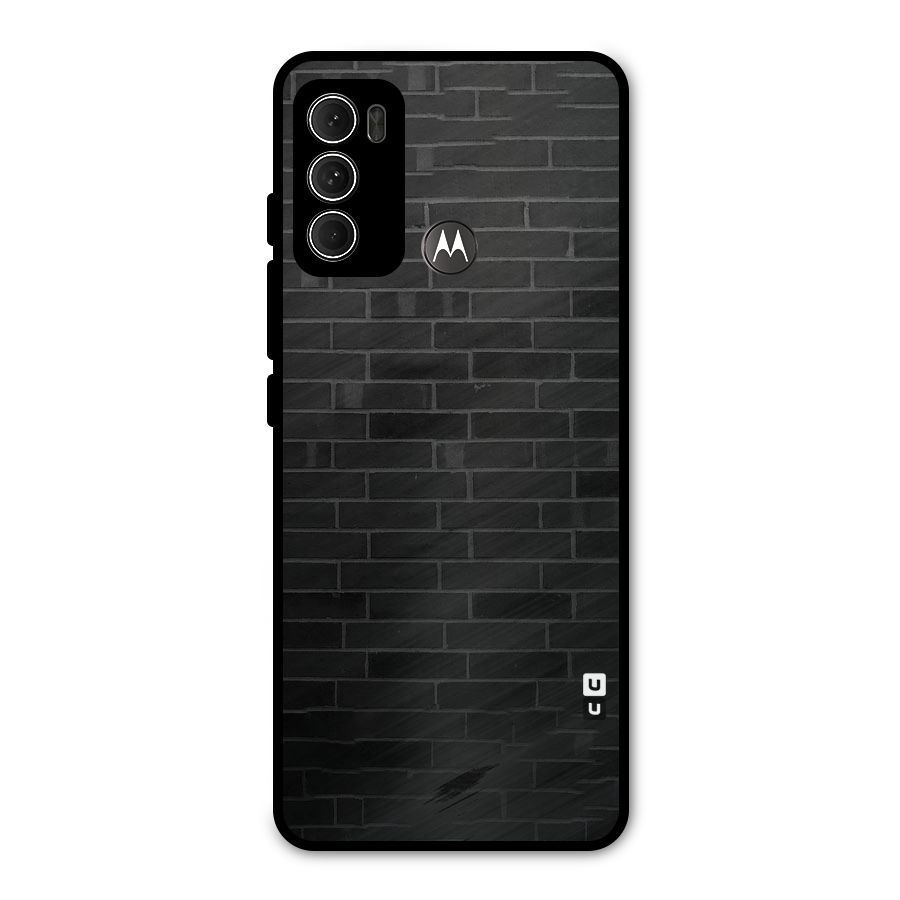 Brick Wall Metal Back Case for Moto G60