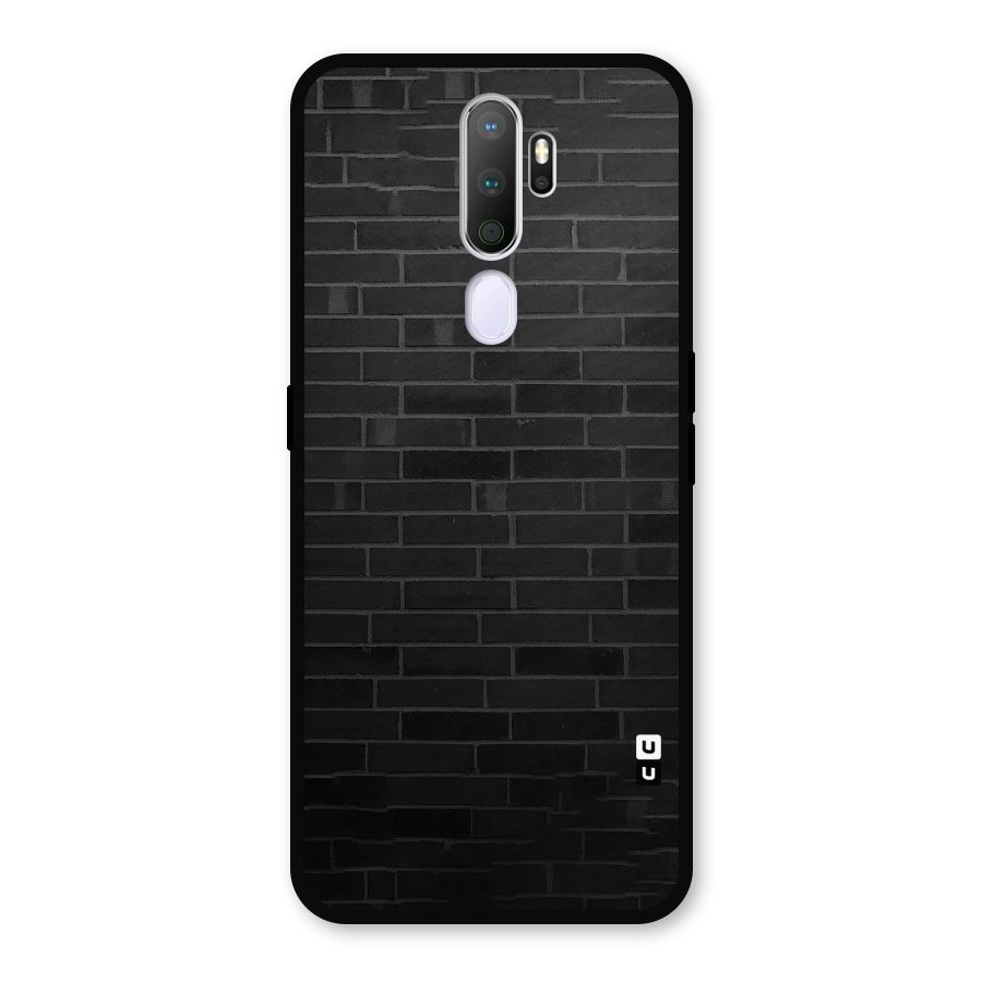 Brick Wall Metal Back Case for Oppo A5 (2020)