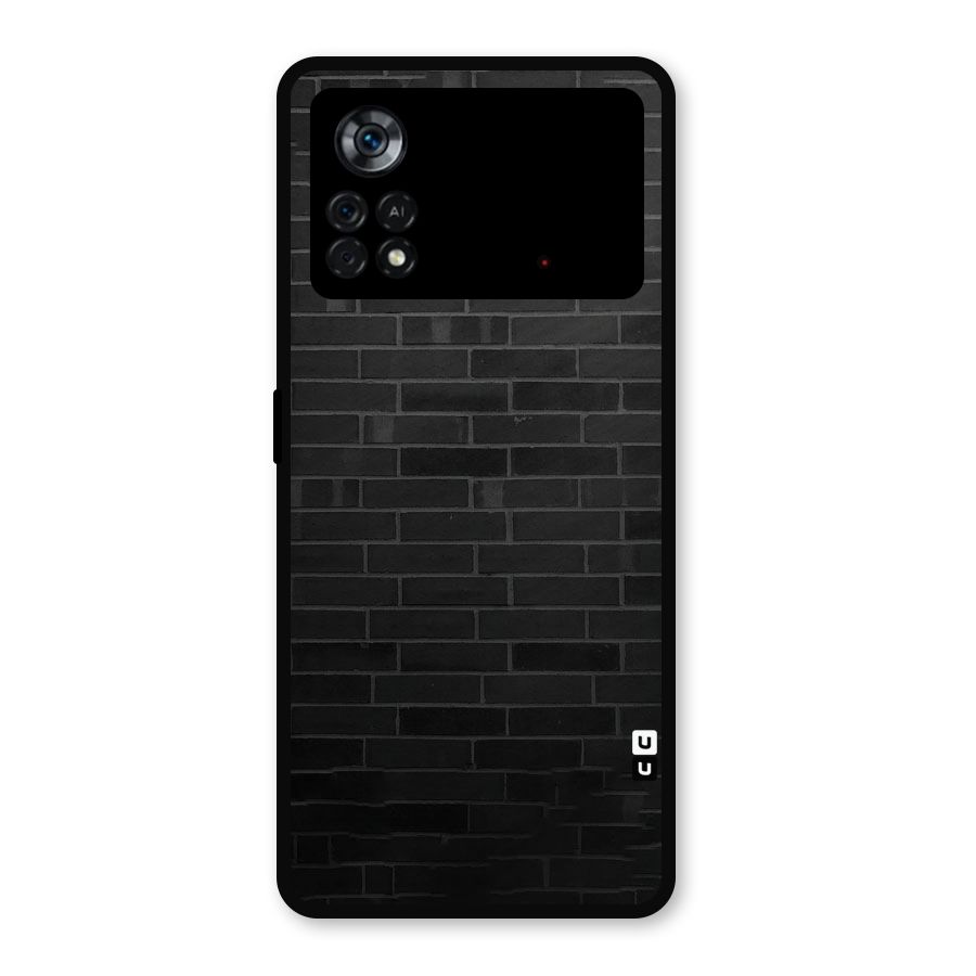 Brick Wall Metal Back Case for Poco X4 Pro 5G