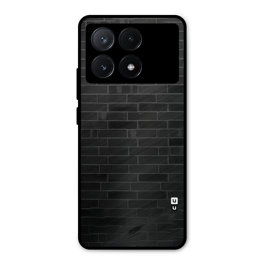 Brick Wall Metal Back Case for Poco X6 Pro