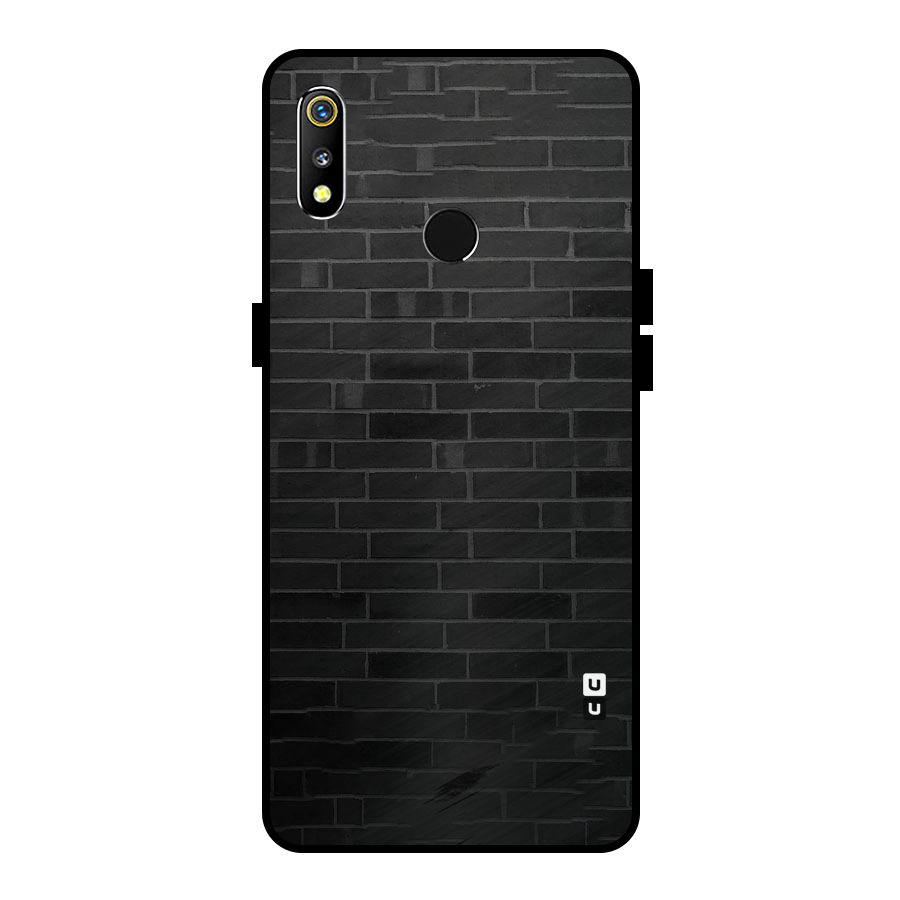 Brick Wall Metal Back Case for Realme 3