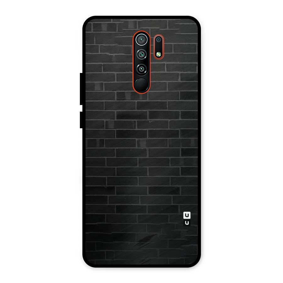 Brick Wall Metal Back Case for Redmi 9 Prime