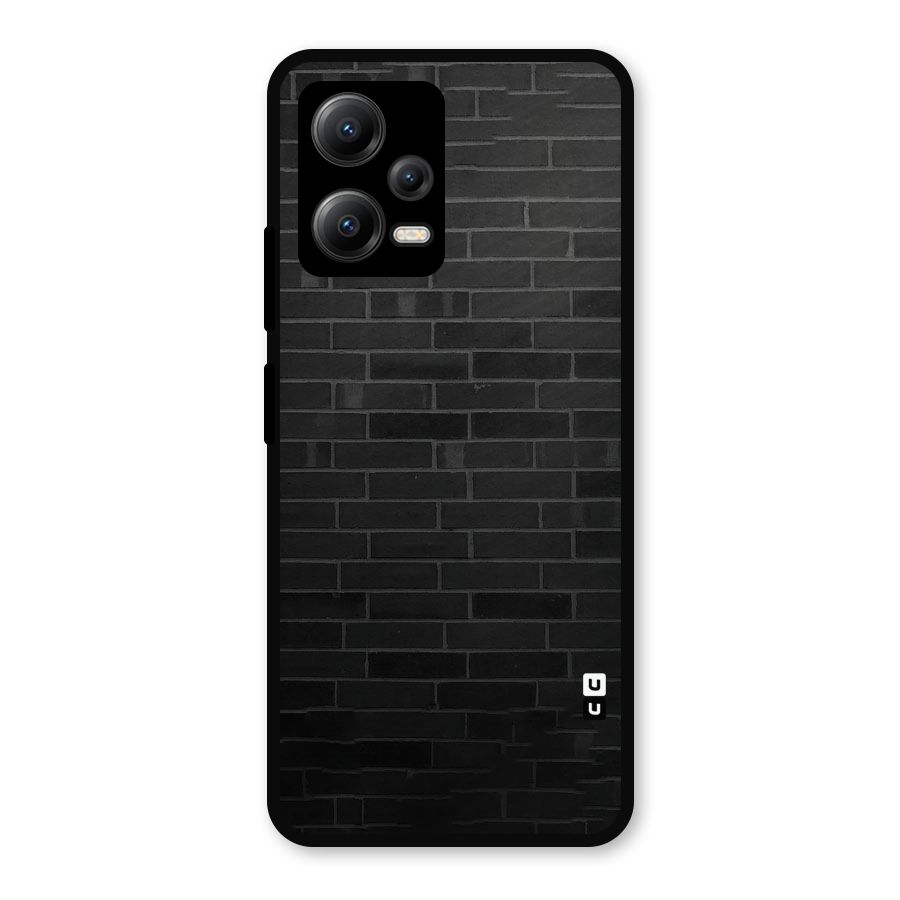 Brick Wall Metal Back Case for Redmi Note 12 5G