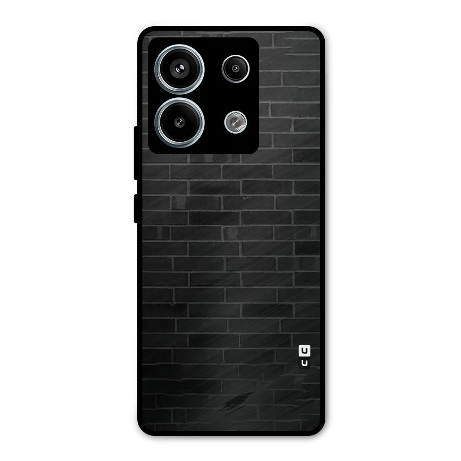 Brick Wall Metal Back Case for Redmi Note 13 Pro 5G