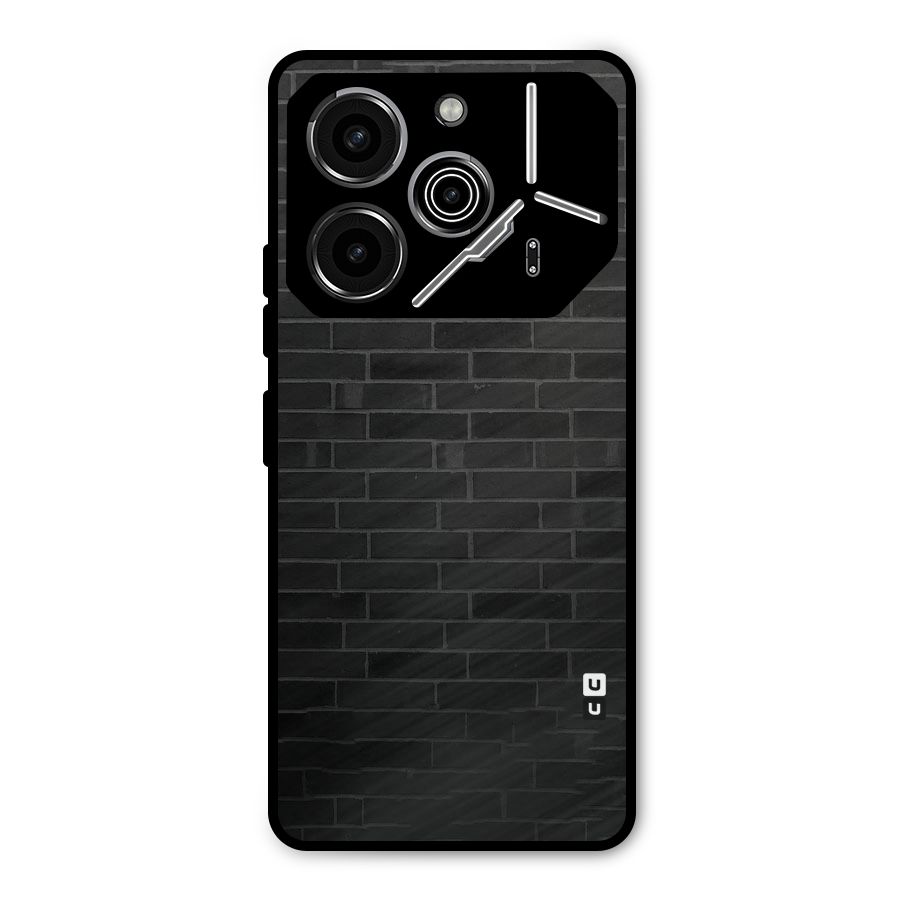 Brick Wall Metal Back Case for Tecno Pova 6 Pro