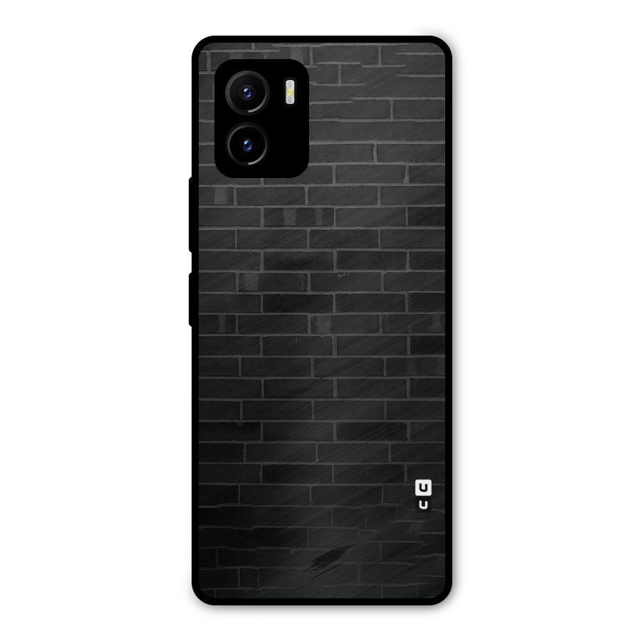 Brick Wall Metal Back Case for Vivo Y15s