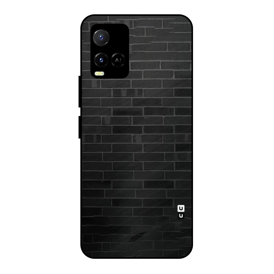 Brick Wall Metal Back Case for Vivo Y21A