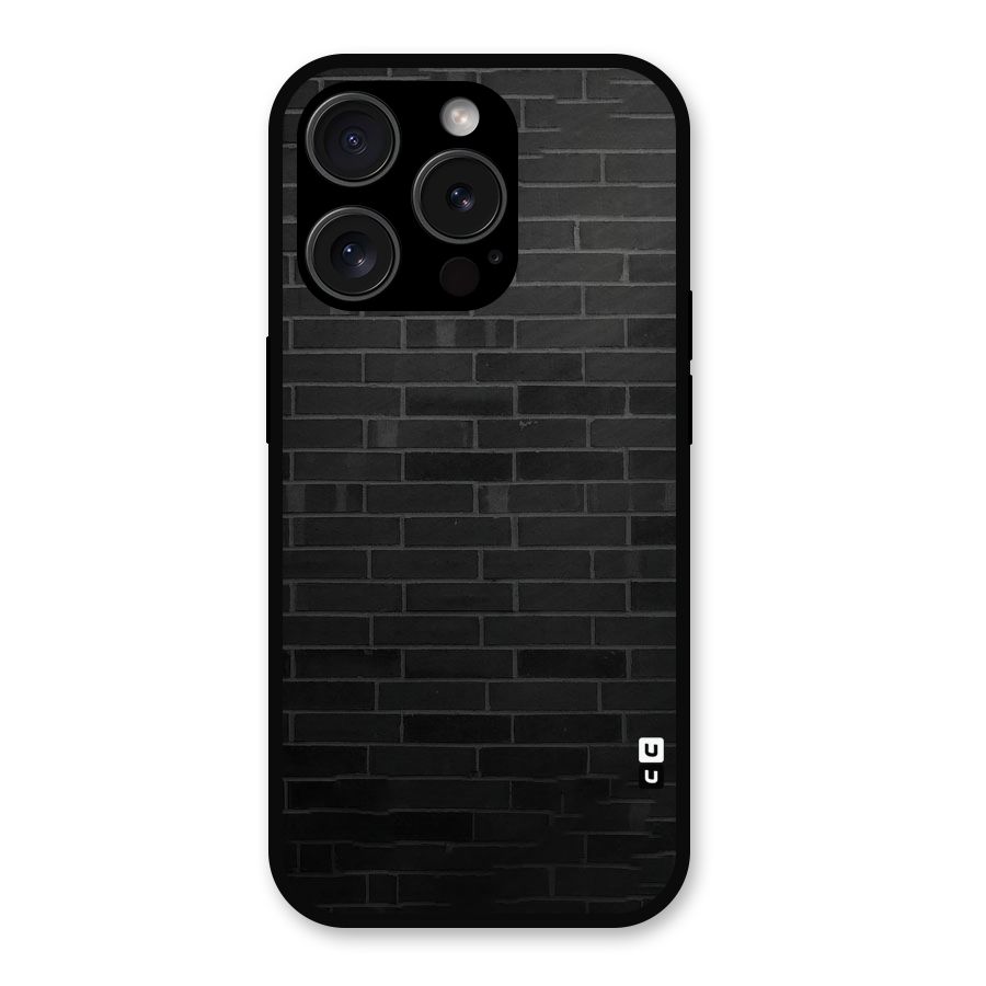 Brick Wall Metal Back Case for iPhone 15 Pro