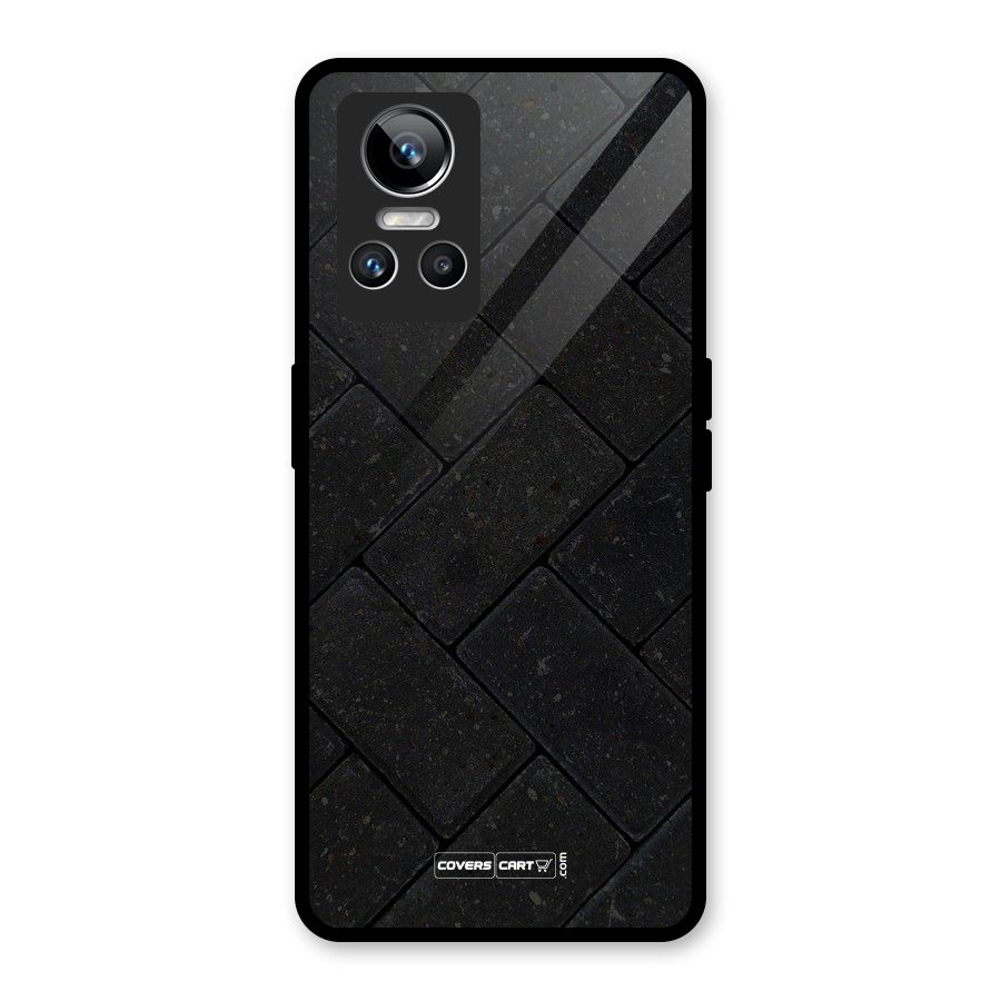 Bricks Pattern Glass Back Case for Realme GT Neo 3