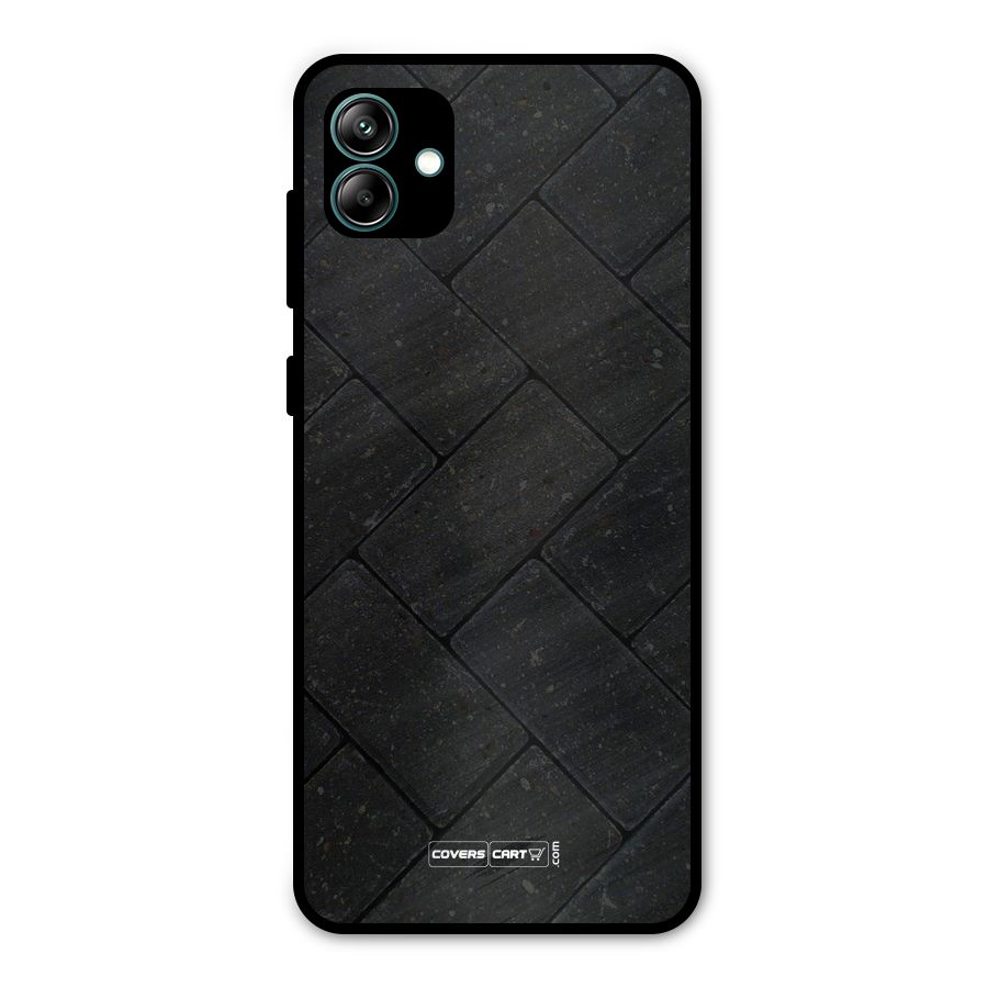 Bricks Pattern Metal Back Case for Galaxy A04