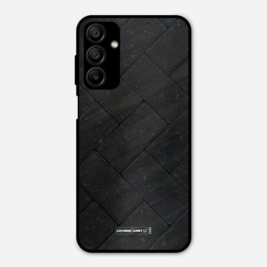 Bricks Pattern Metal Back Case for Galaxy A15 5G