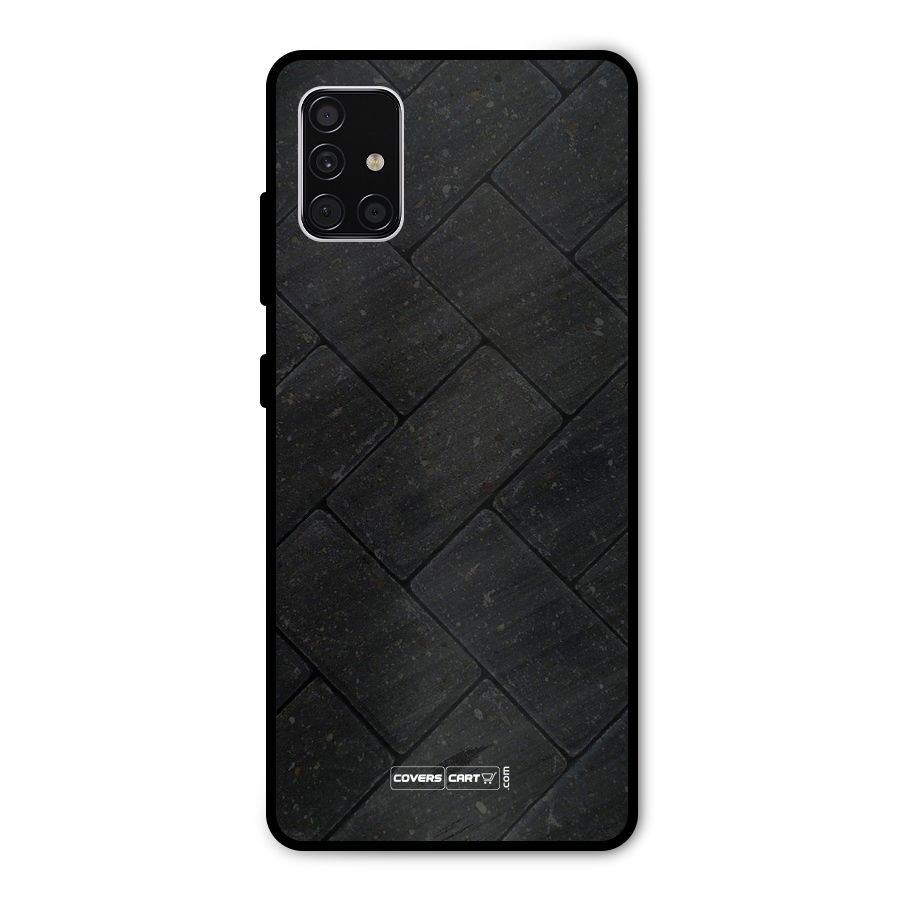 Bricks Pattern Metal Back Case for Galaxy A51