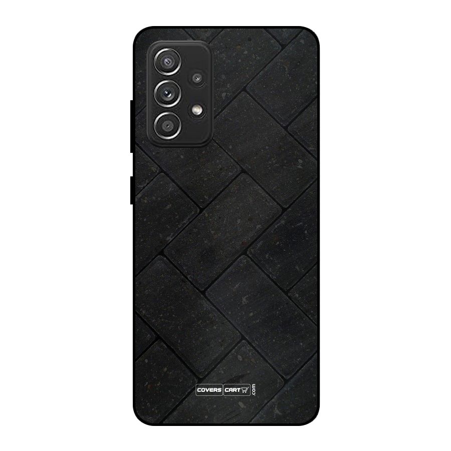 Bricks Pattern Metal Back Case for Galaxy A52