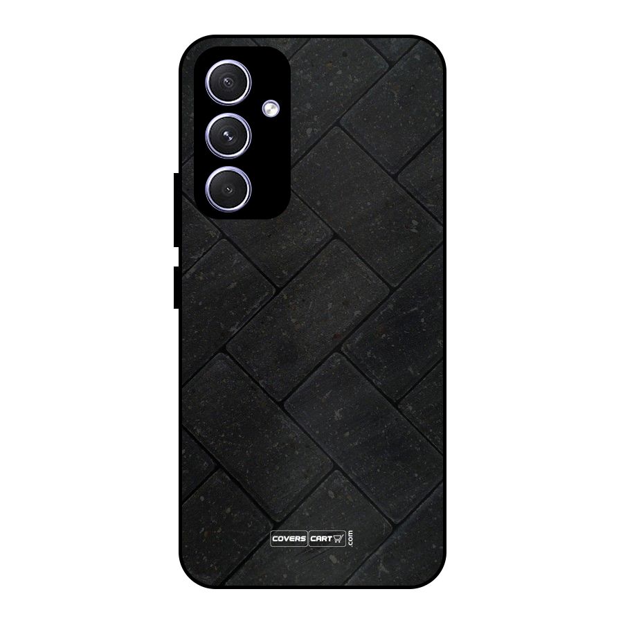 Bricks Pattern Metal Back Case for Galaxy A54