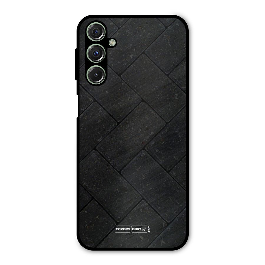 Bricks Pattern Metal Back Case for Galaxy M34