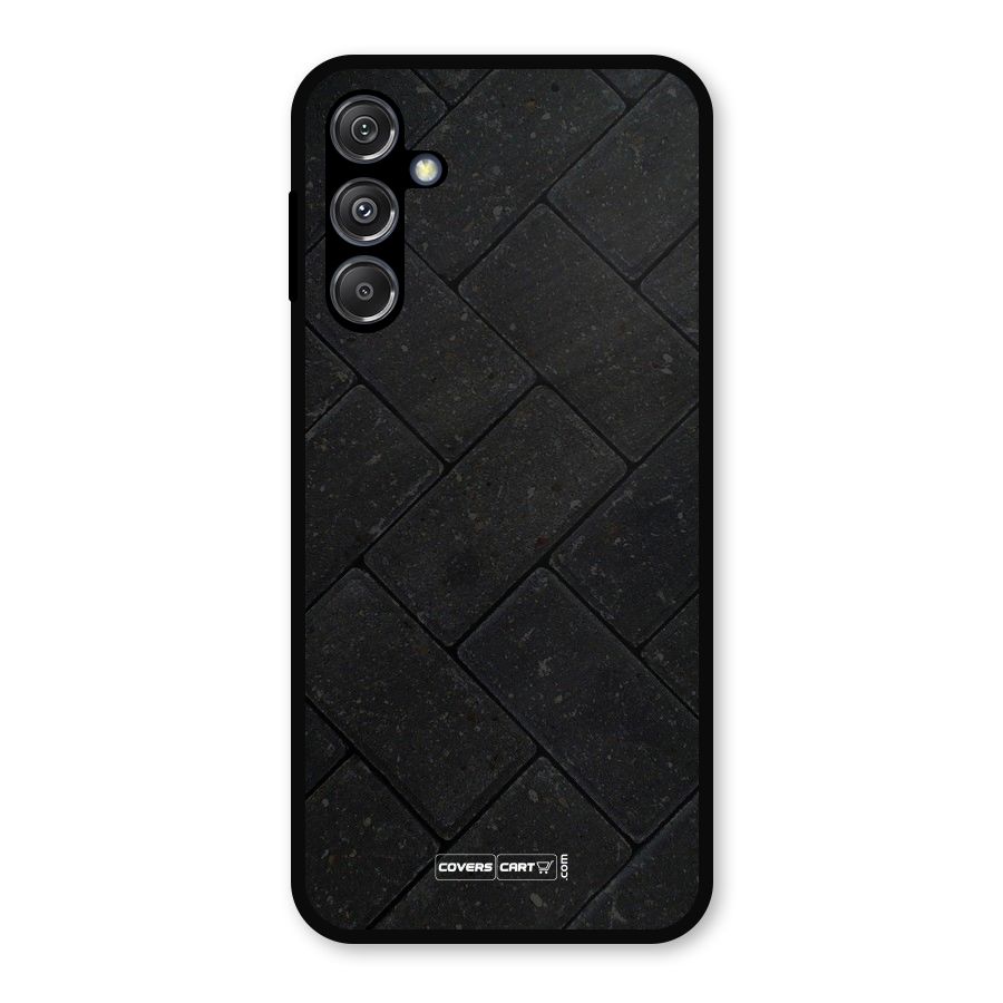 Bricks Pattern Metal Back Case for Galaxy M34 5G
