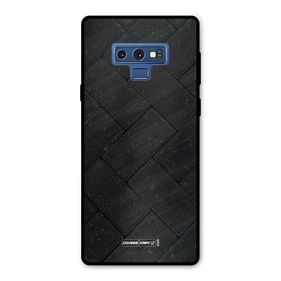 Bricks Pattern Metal Back Case for Galaxy Note 9