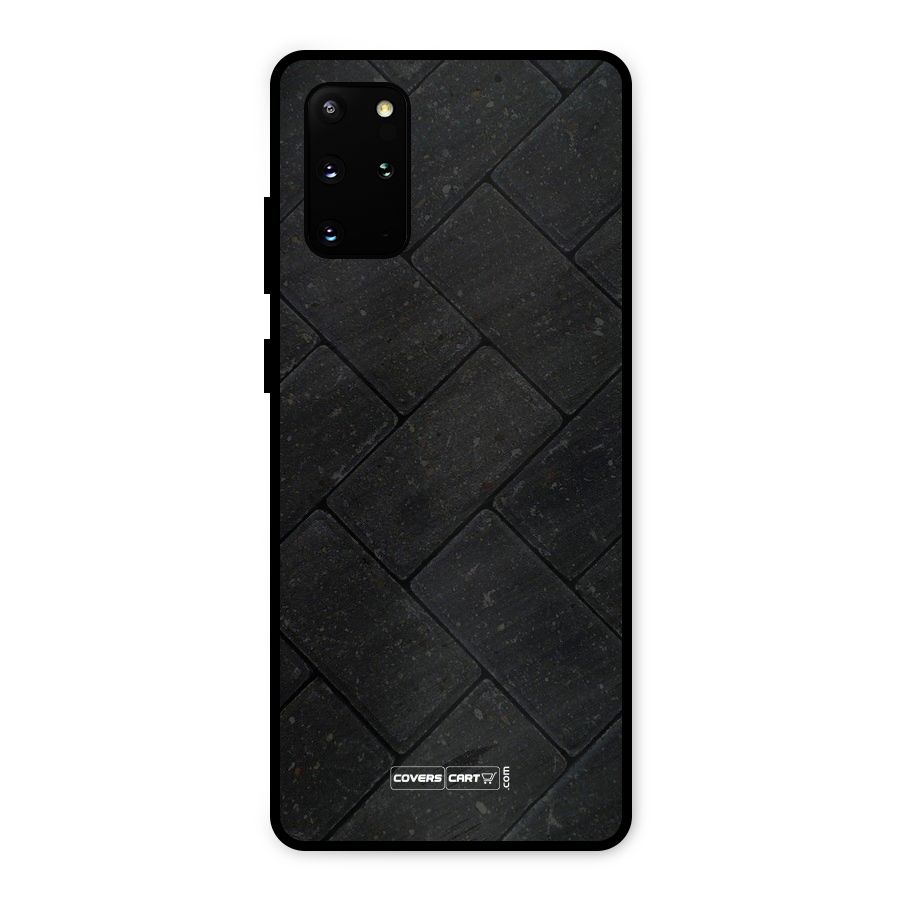 Bricks Pattern Metal Back Case for Galaxy S20 Plus
