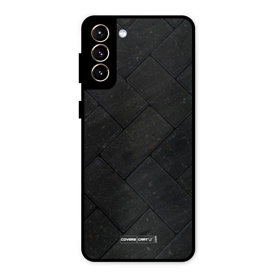 Bricks Pattern Metal Back Case for Galaxy S21 Plus