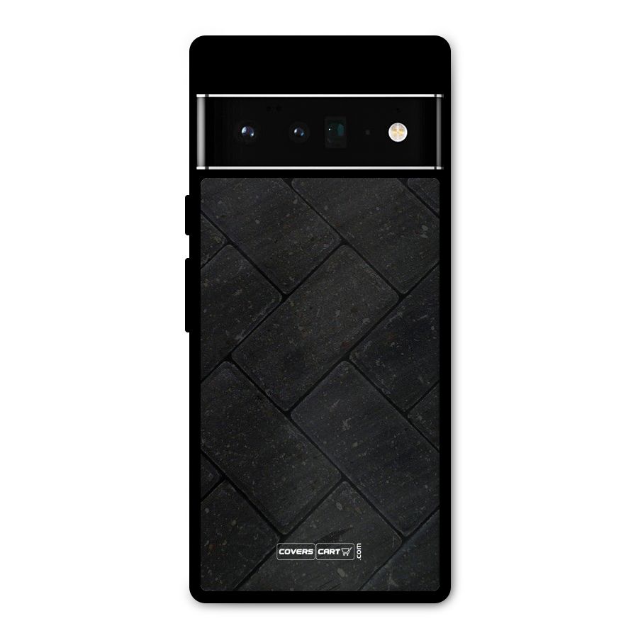 Bricks Pattern Metal Back Case for Google Pixel 6 Pro