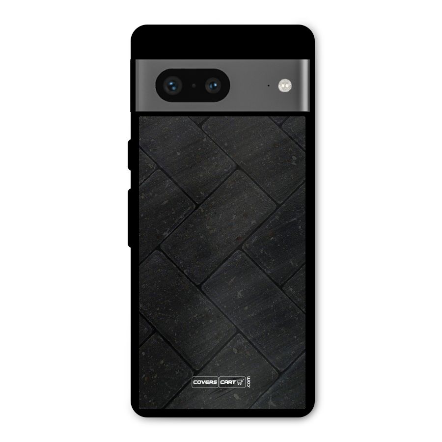 Bricks Pattern Metal Back Case for Google Pixel 7