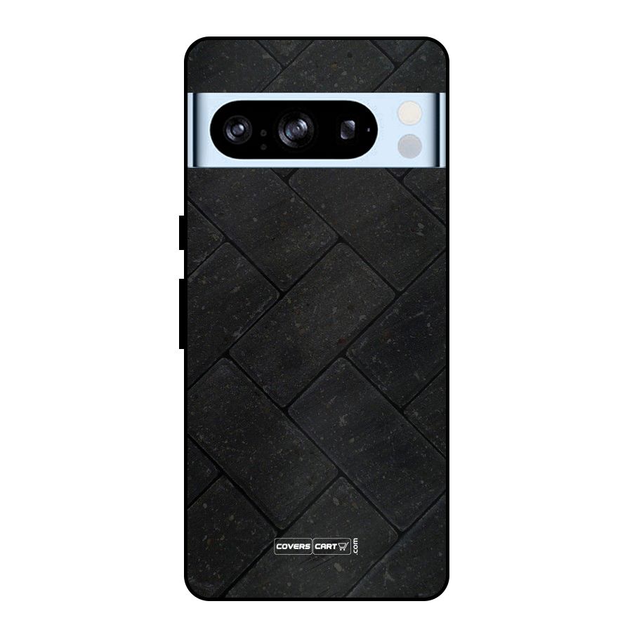 Bricks Pattern Metal Back Case for Google Pixel 8 Pro