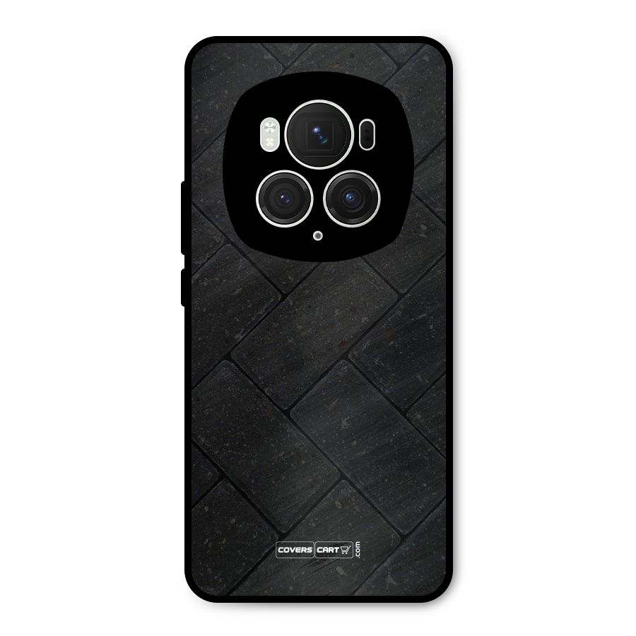Bricks Pattern Metal Back Case for Honor Magic6 Pro
