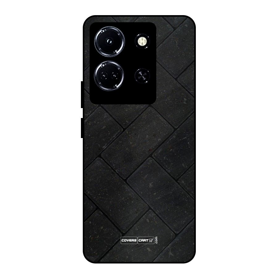 Bricks Pattern Metal Back Case for Infinix Note 30 5G