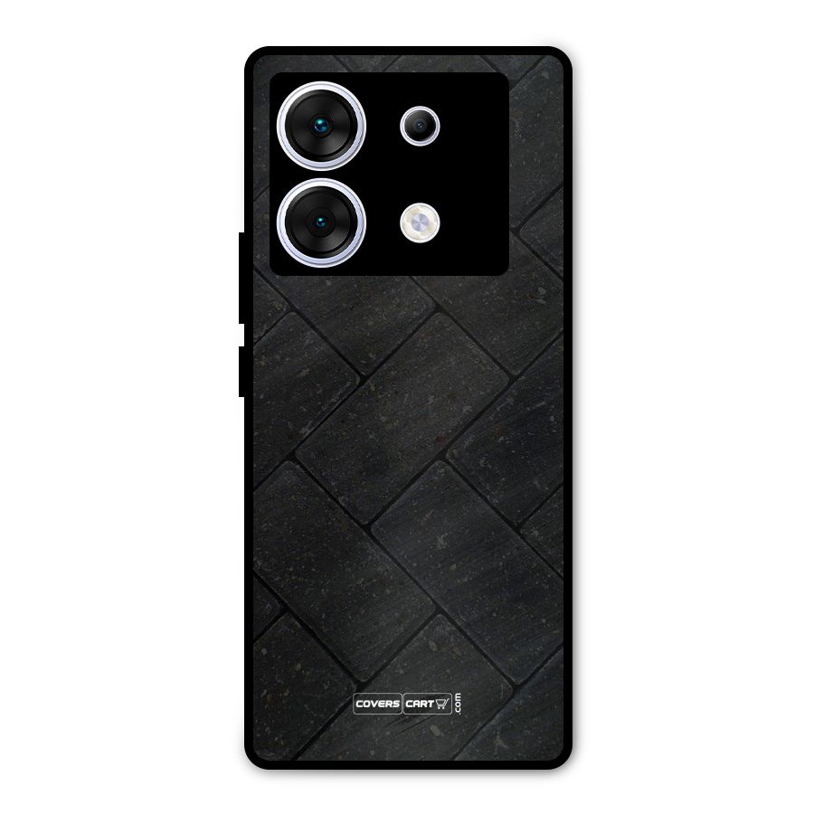 Bricks Pattern Metal Back Case for Infinix Zero 30 5G