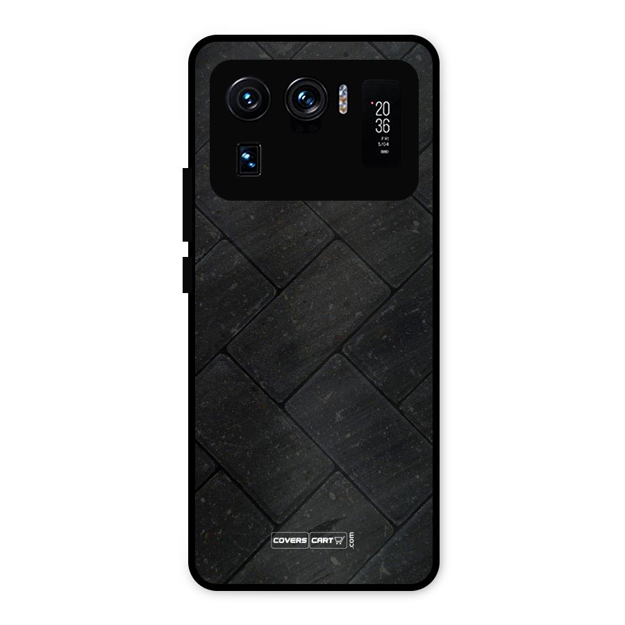 Bricks Pattern Metal Back Case for Mi 11 Ultra