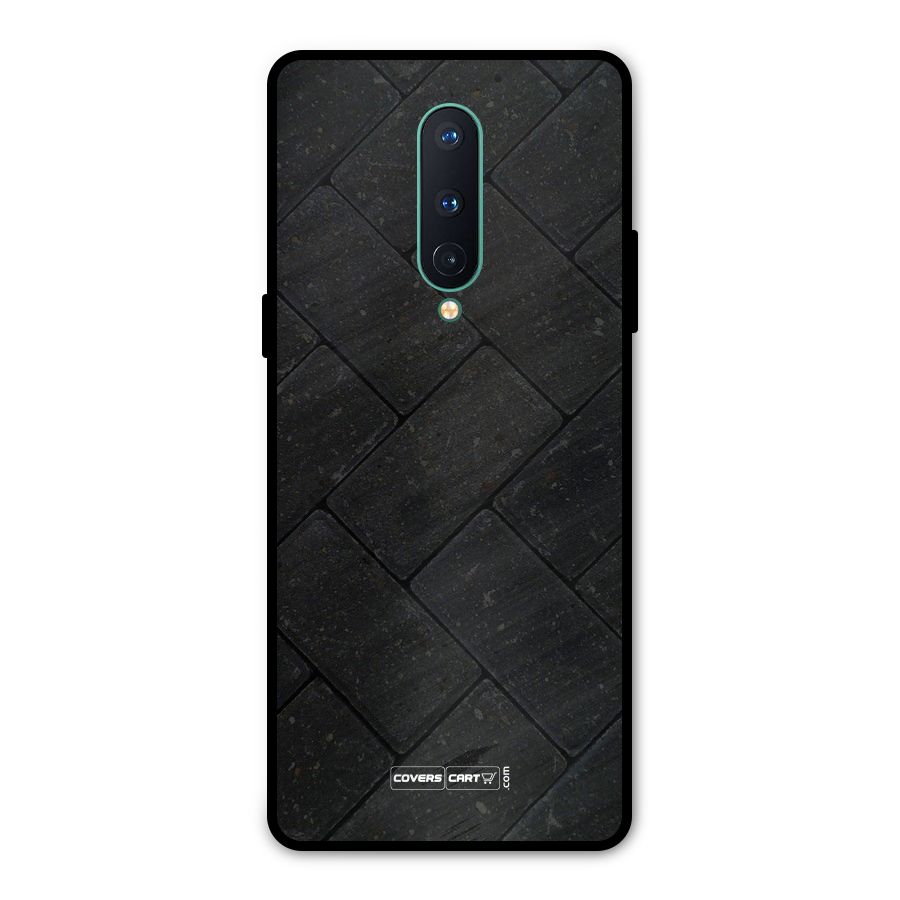 Bricks Pattern Metal Back Case for OnePlus 8